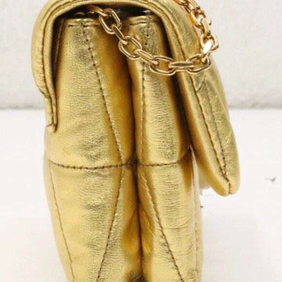 Versace Golden Kleio Metallic Quilted Mini Bag - Picture 11 of 15
